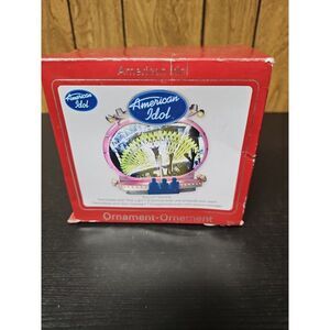 2008 Carlton‎ Heirloom Ornament AMERICAN IDOL Can Record/Play Messages!